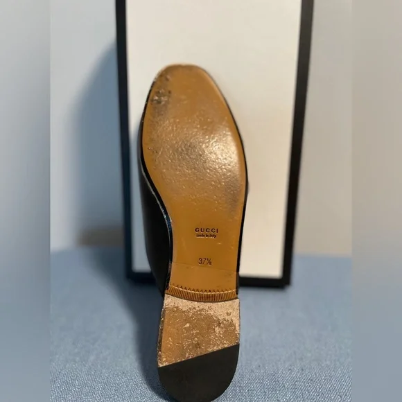 Gucci Princetown black leather mules - Picture 5 of 10